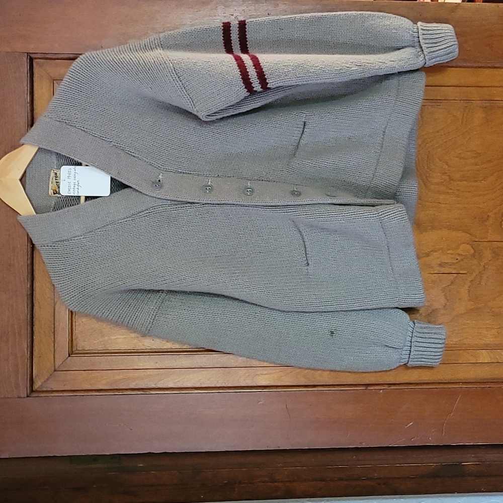Vintage 1940s Princeton Wool Cardigan